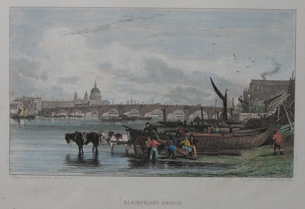 Print - Blackfriars Bridge - Cooke